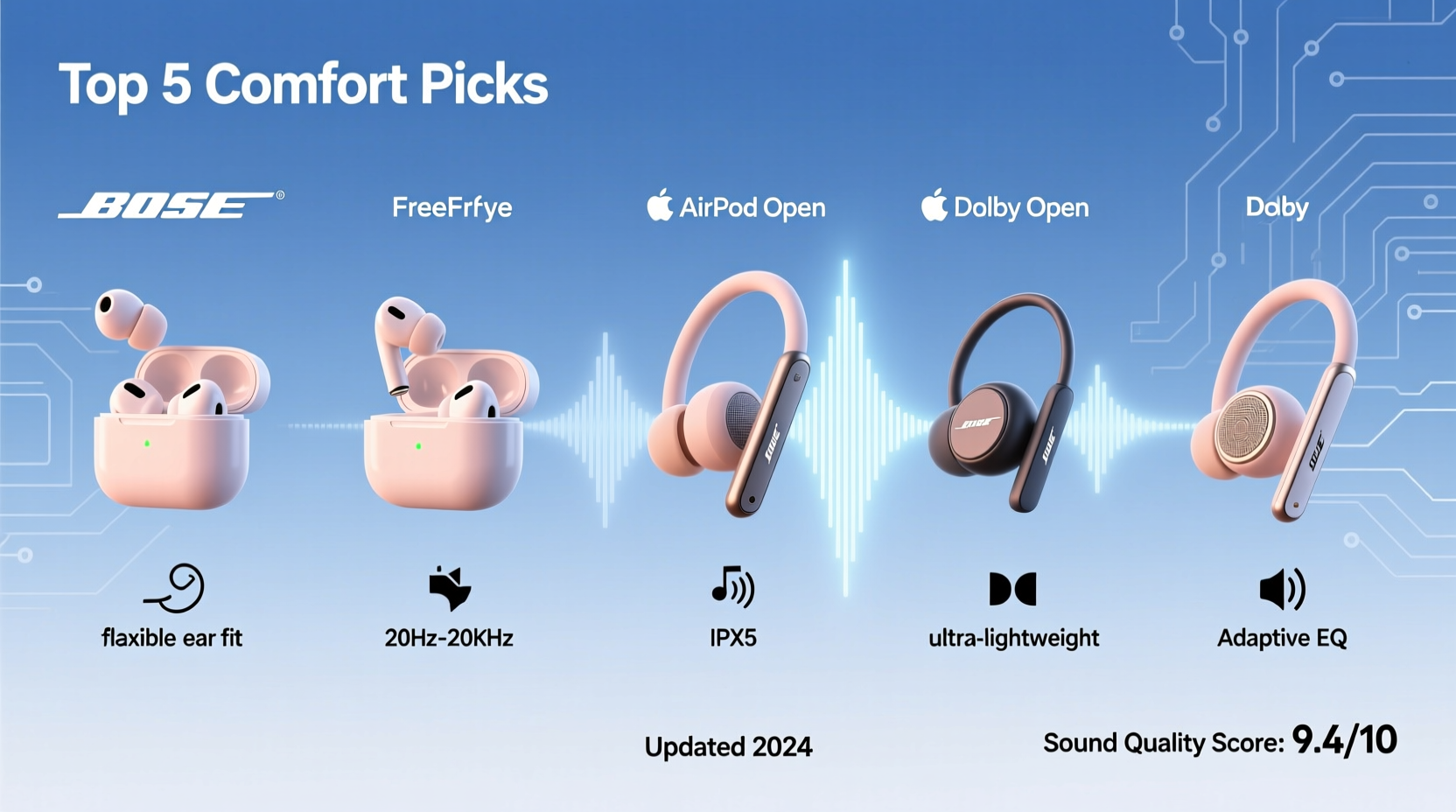 a practical guide to selecting the best open ear bluetooth earbuds for comfort and sound quality