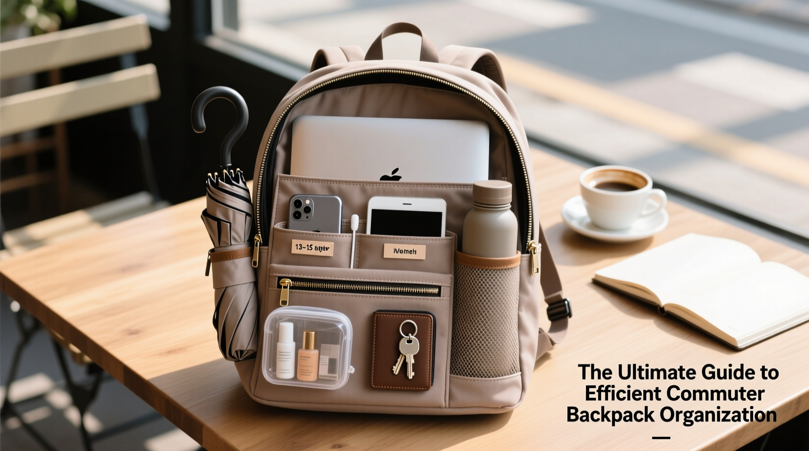 the ultimate guide to efficiently organizing a womens commuter backpack for everyday ease