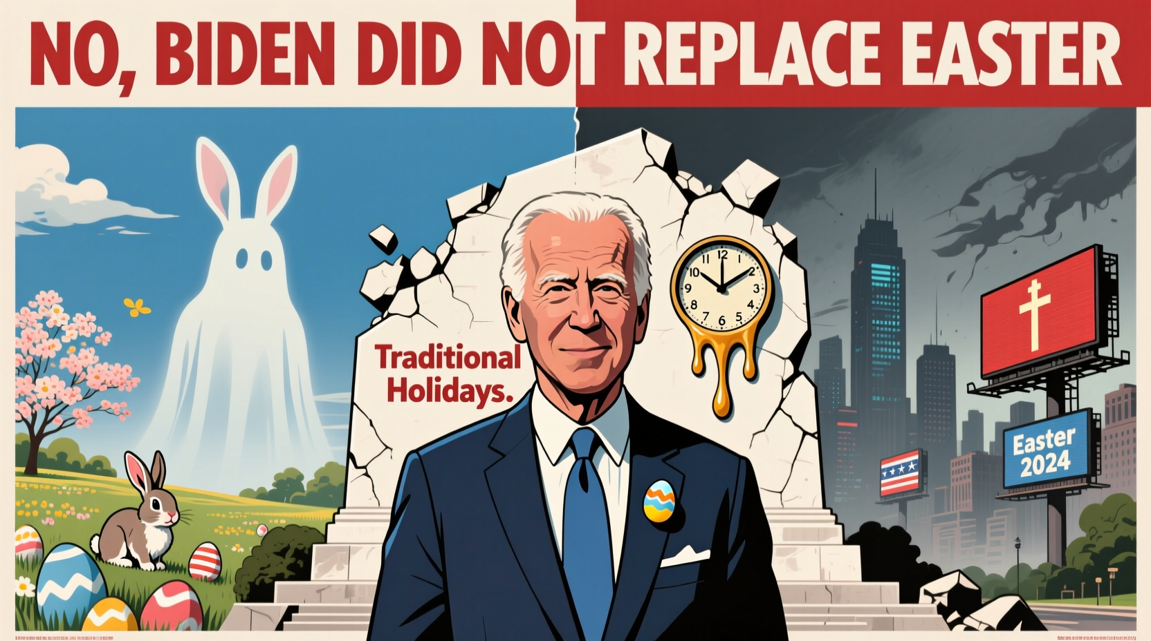 did biden replace easter