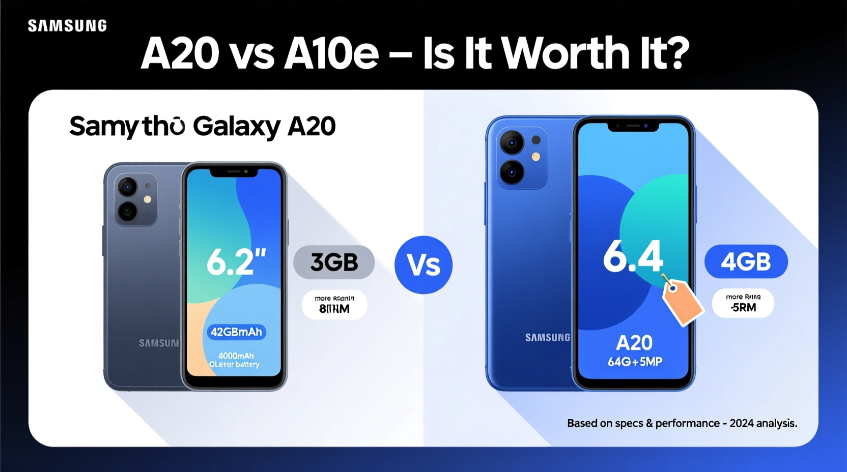 samsung a10e vs a20 is the a20 worth the extra money
