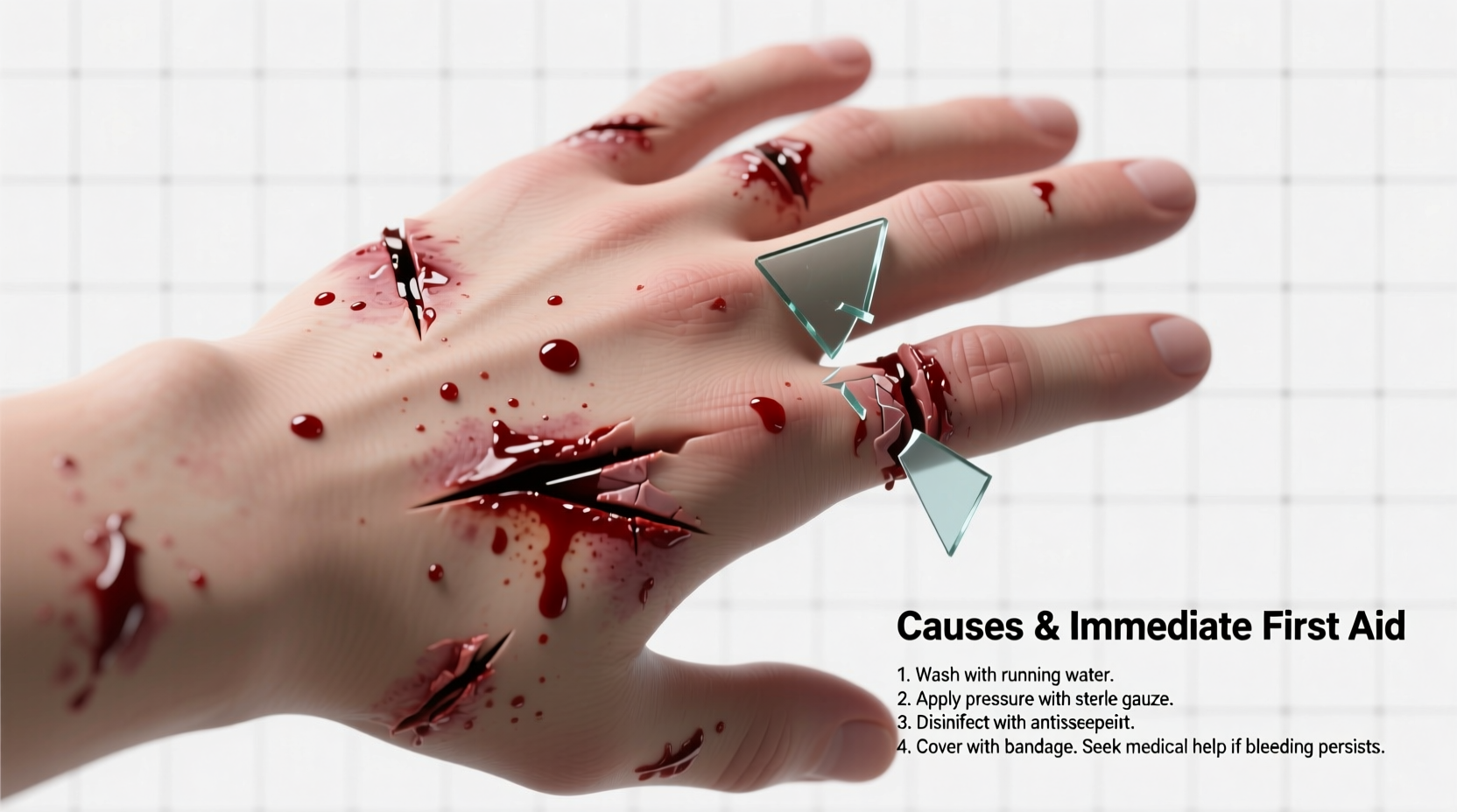 random cuts on hands appearing causes and what to do