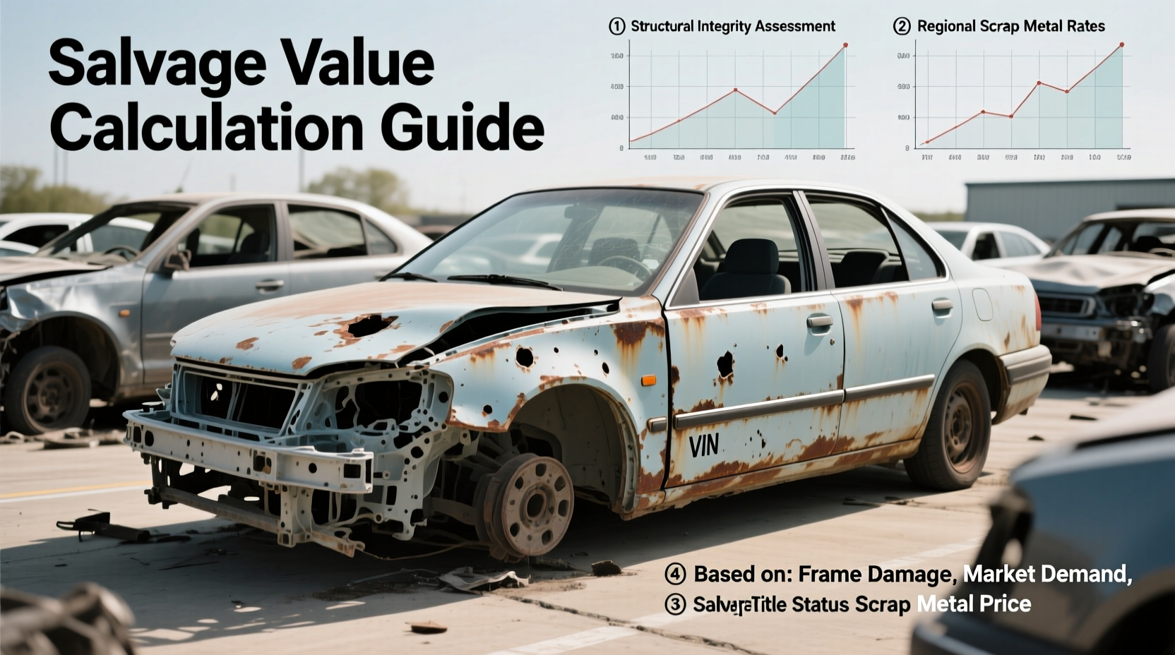 how do you determine the salvage value of a car