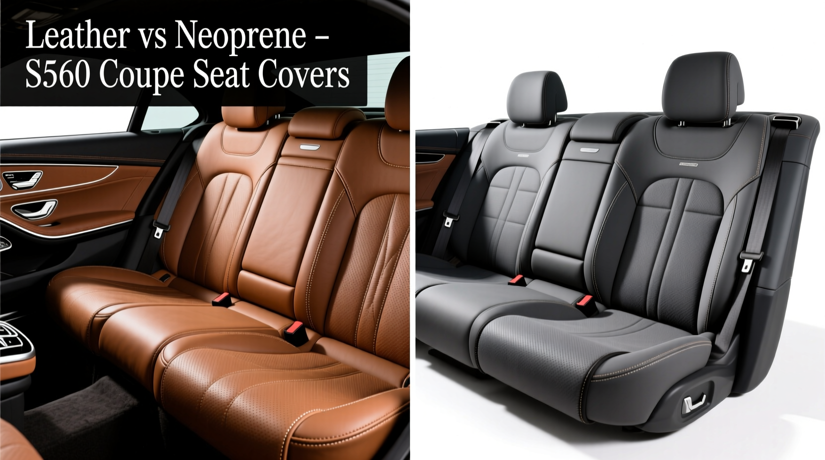 s560 coupe leather vs neoprene bottom