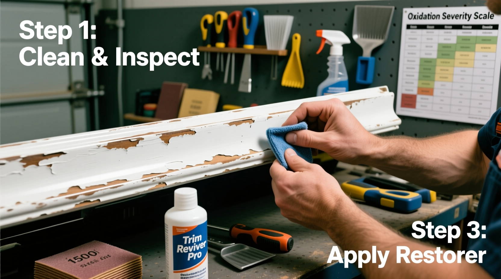 white trim oxidation fix
