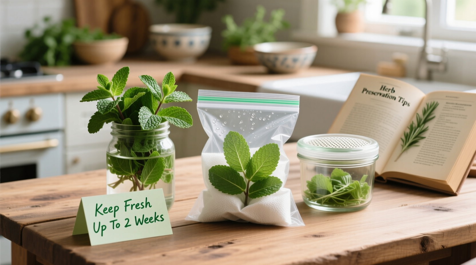 how do you store mint leaves