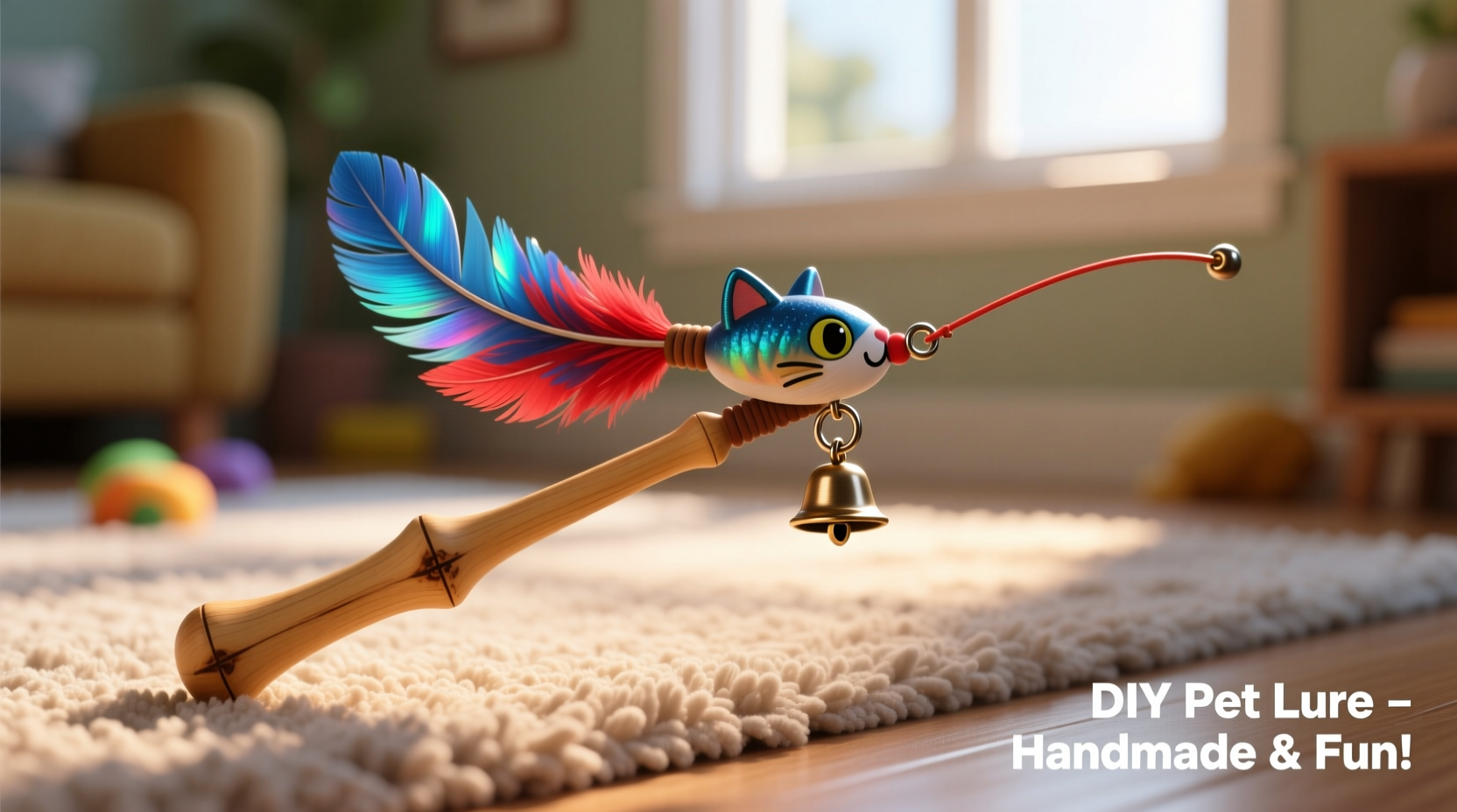 pet wand replacement lure diy