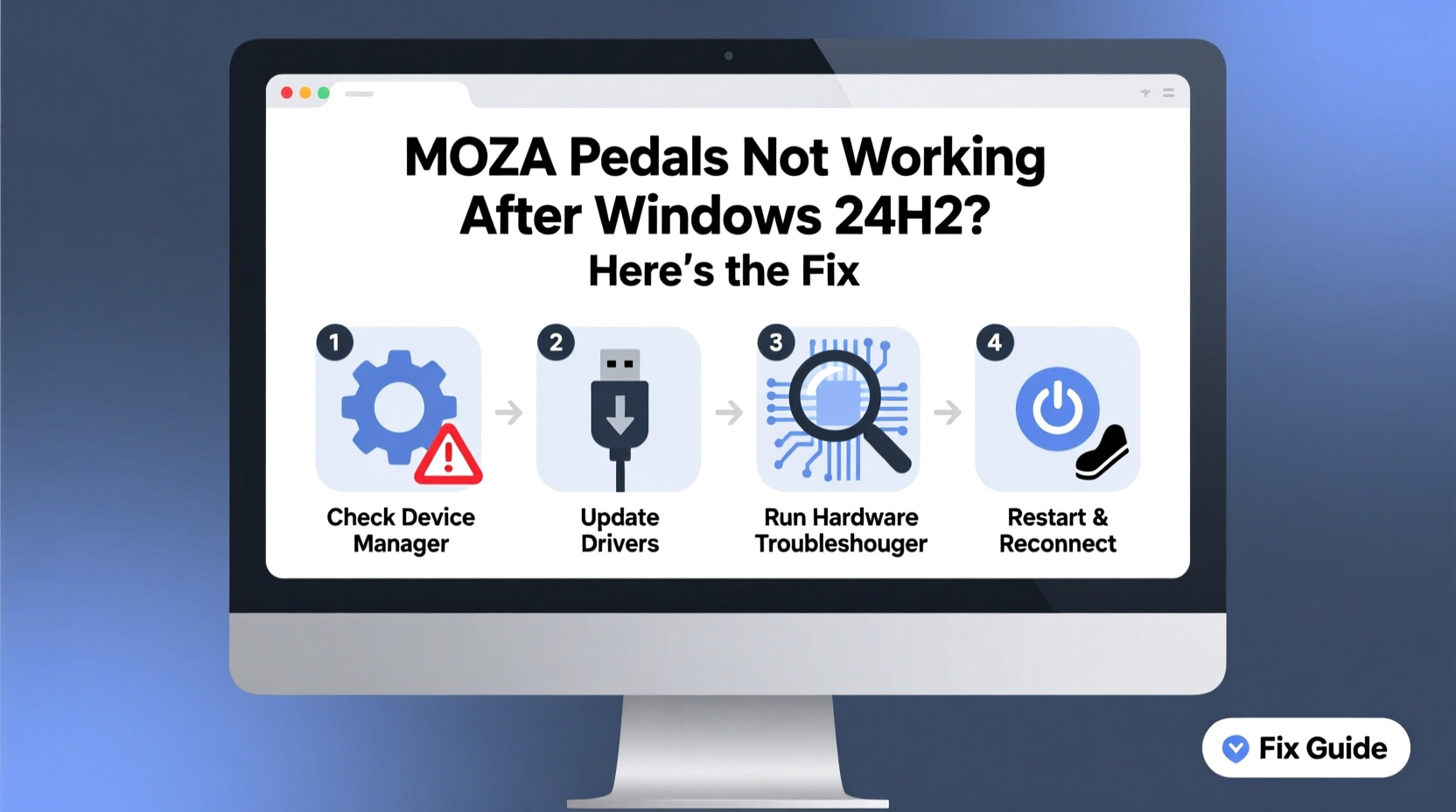 moza pedals windows 24h2 fix