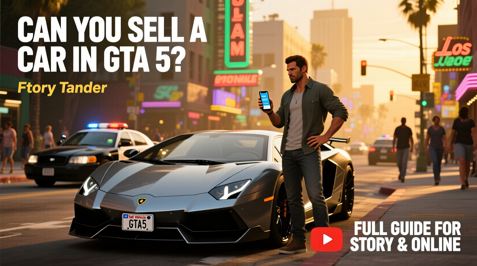 can you sell a car in gta 5