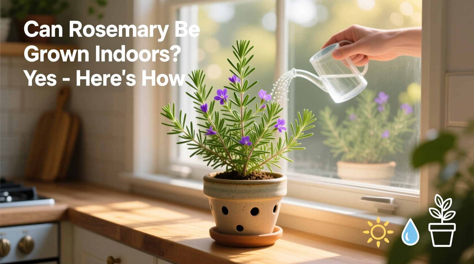 can rosemary be grown indoors