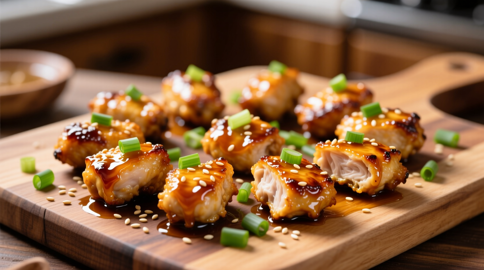 Perfect Honey Garlic Chicken Bites Recipe in 20 Minutes
