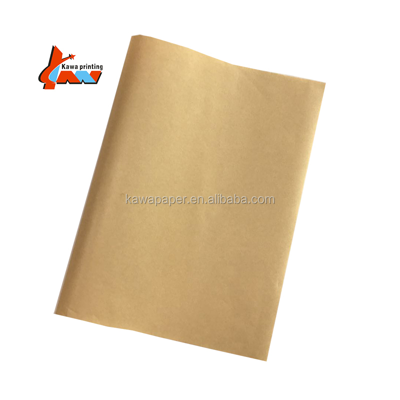 55gsm Custom Plain Brown Kraft Tissue Paper Wrapping Paper