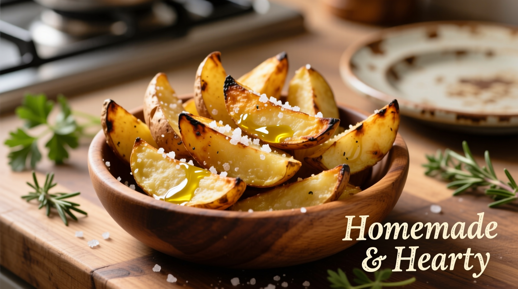 homemade potato wedges