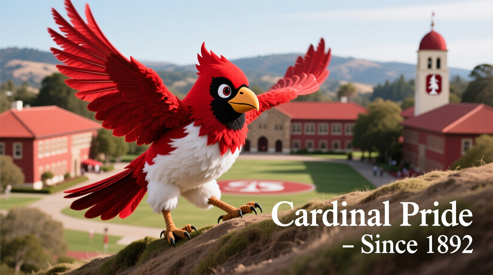 why is stanford called the cardinal nickname mascot history