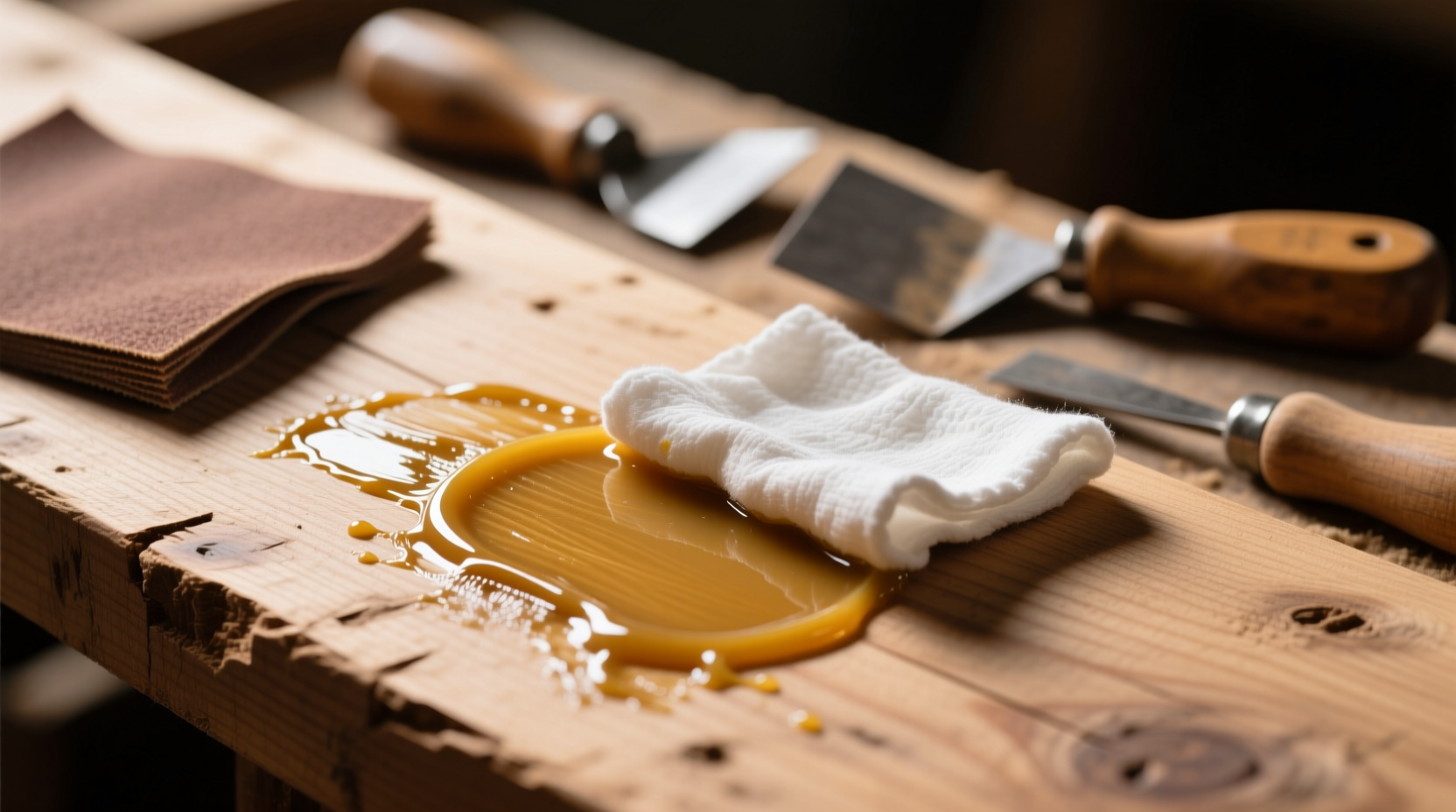 how to get wax off wood