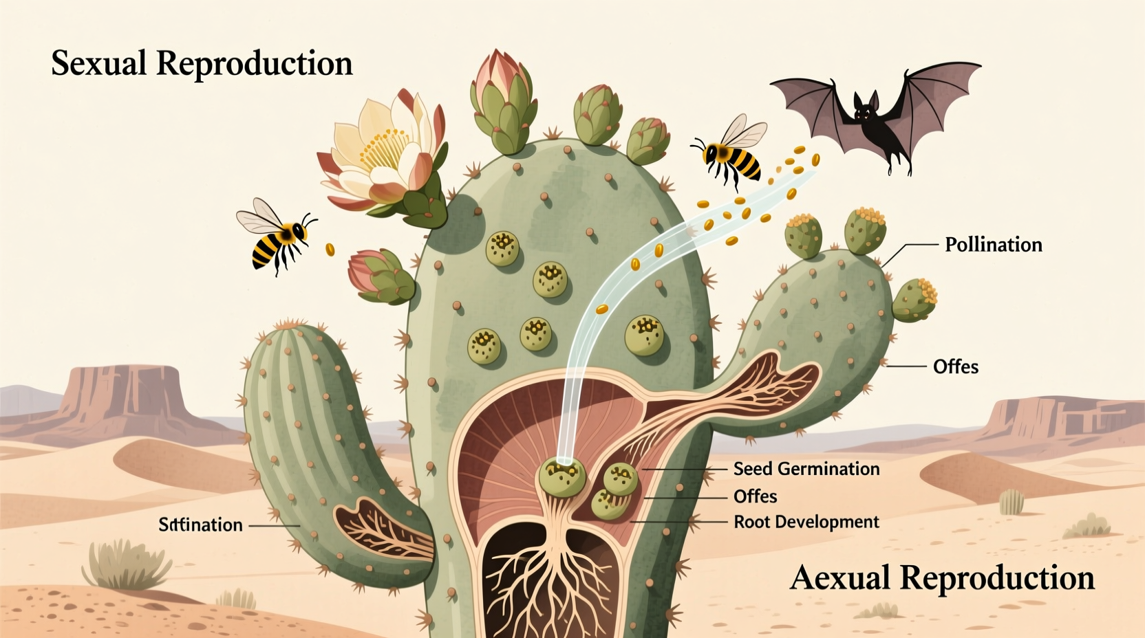 How Do Cacti Reproduce: Full Guide to Sexual & Asexual Methods