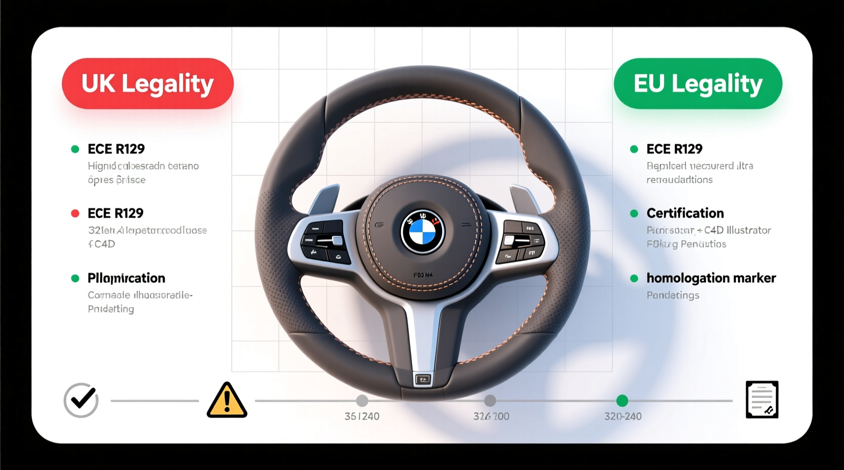 f82 m4 steering wheel uk eu legality