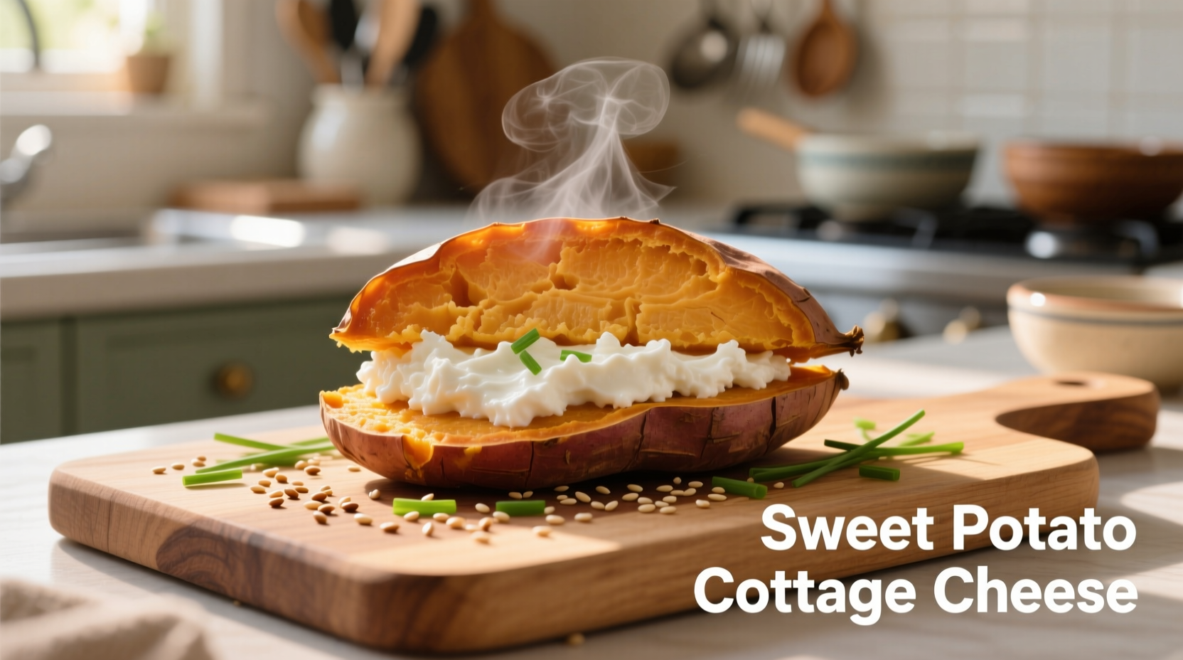 sweet potato cottage cheese