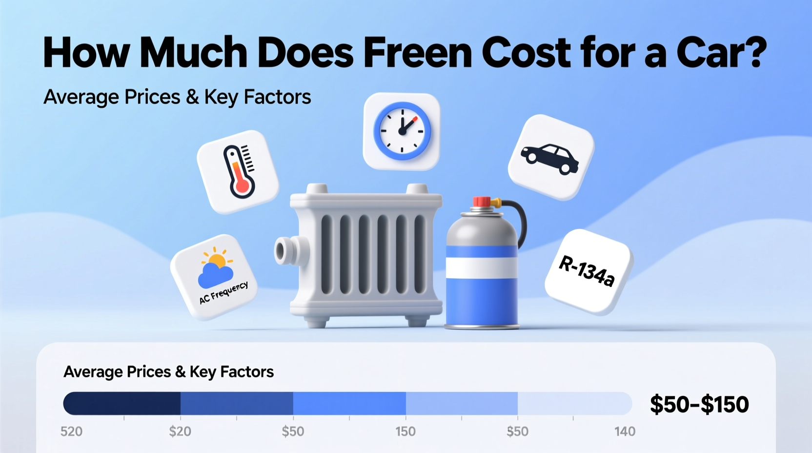 how much does freon cost for car