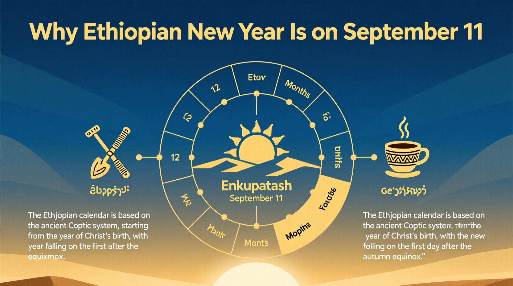 why is ethiopian new year september 11