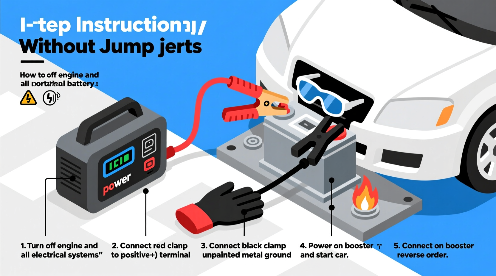 How to Jump Start a Car Without Jump Leads Safely