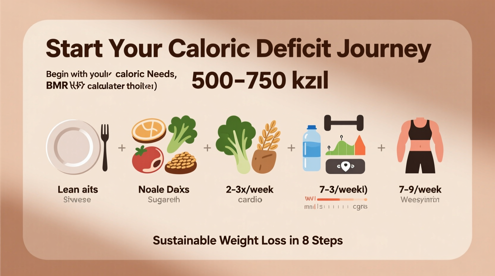 how to start a caloric deficit diet a step by step plan for sustainable weight loss