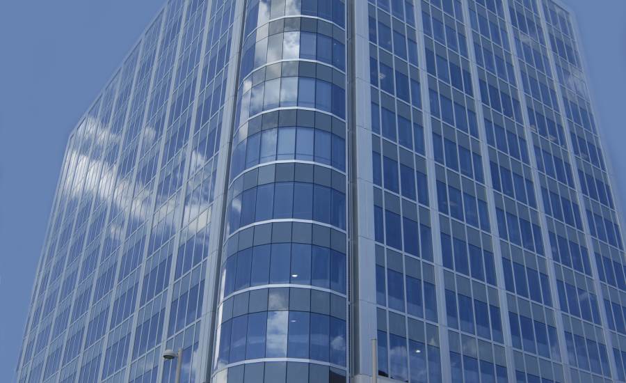 Strong Durable Aluminium Laminated Glass Curtain Wall Heat Insulation
