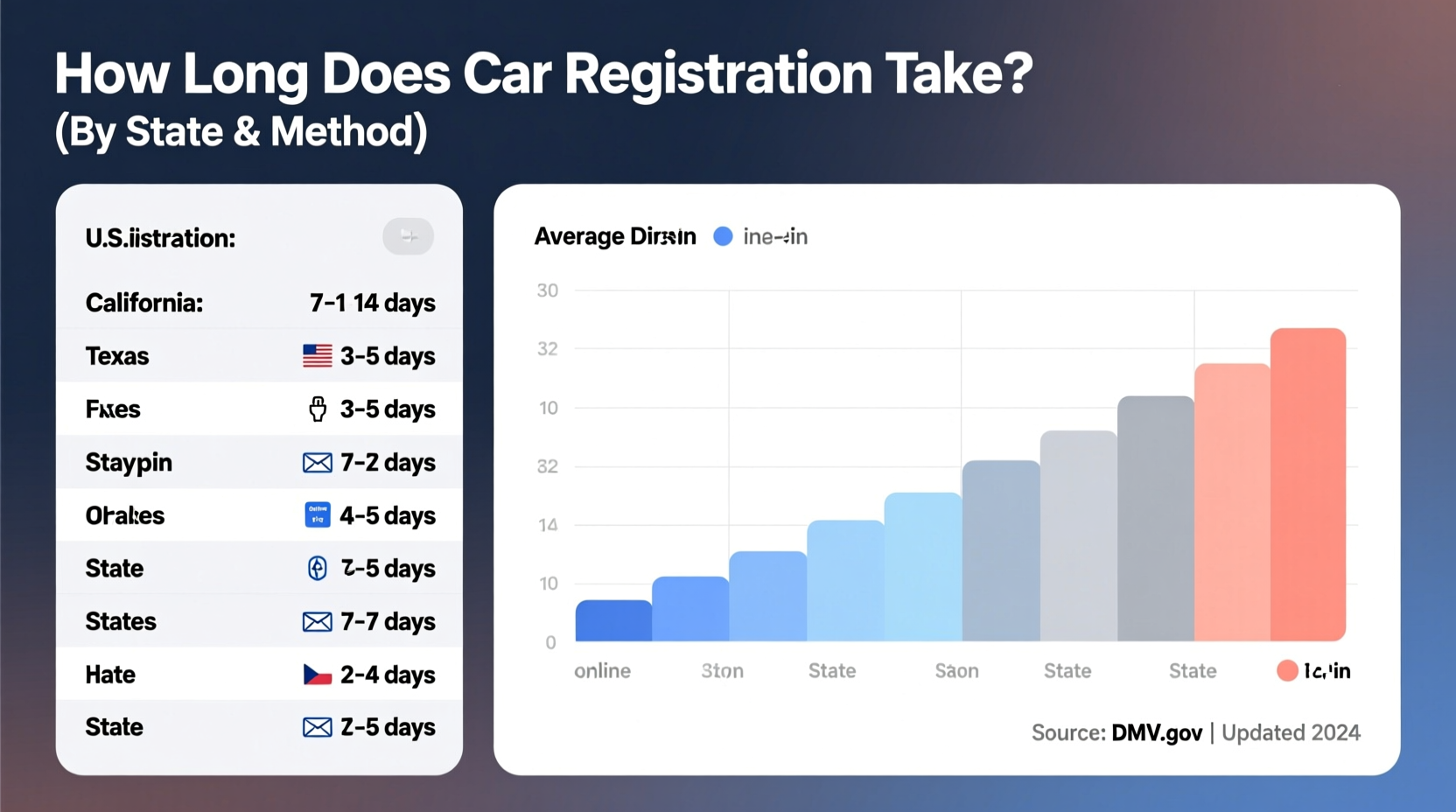 how long does car registration take