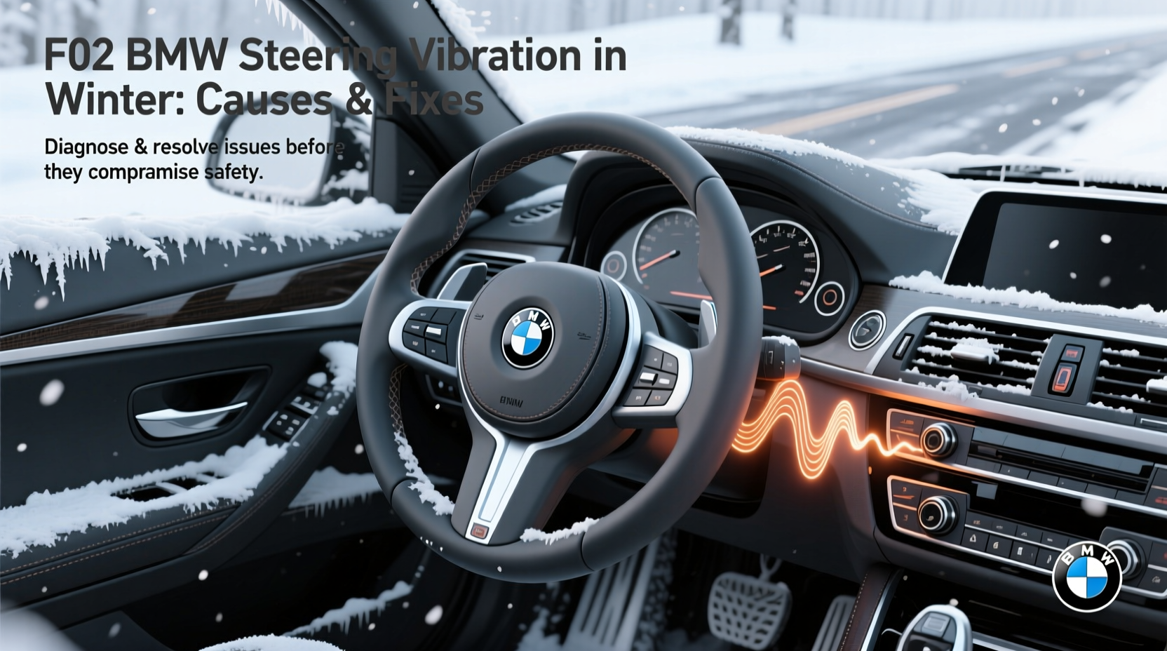 f02 steering vibration winter