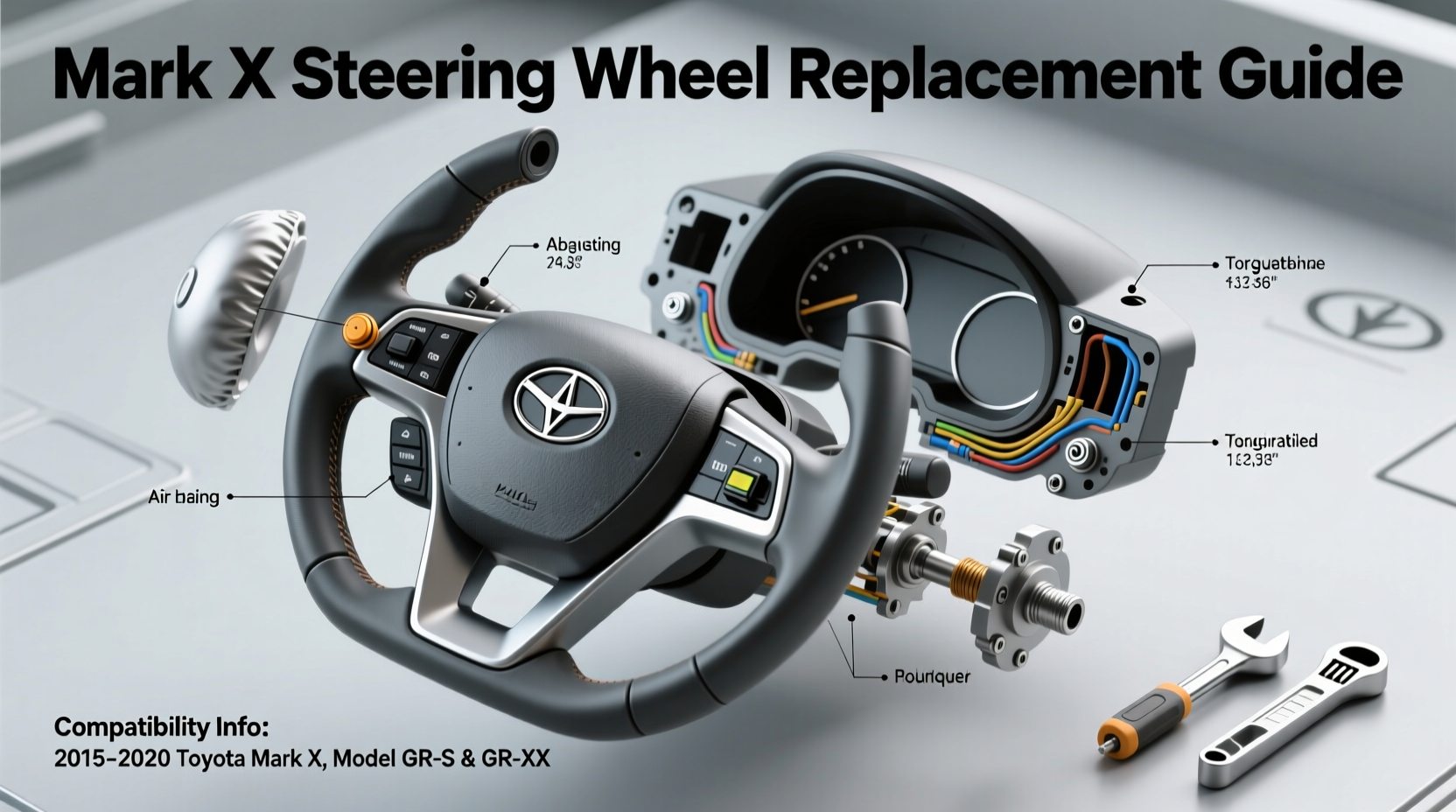 mark x steering wheel replacement
