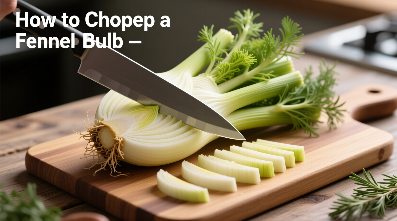 Vergleich verschiedener Fenchel-Schneideformen für unterschiedliche Gerichte