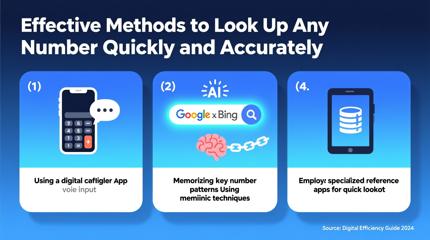 effective methods to look up any number quickly and accurately
