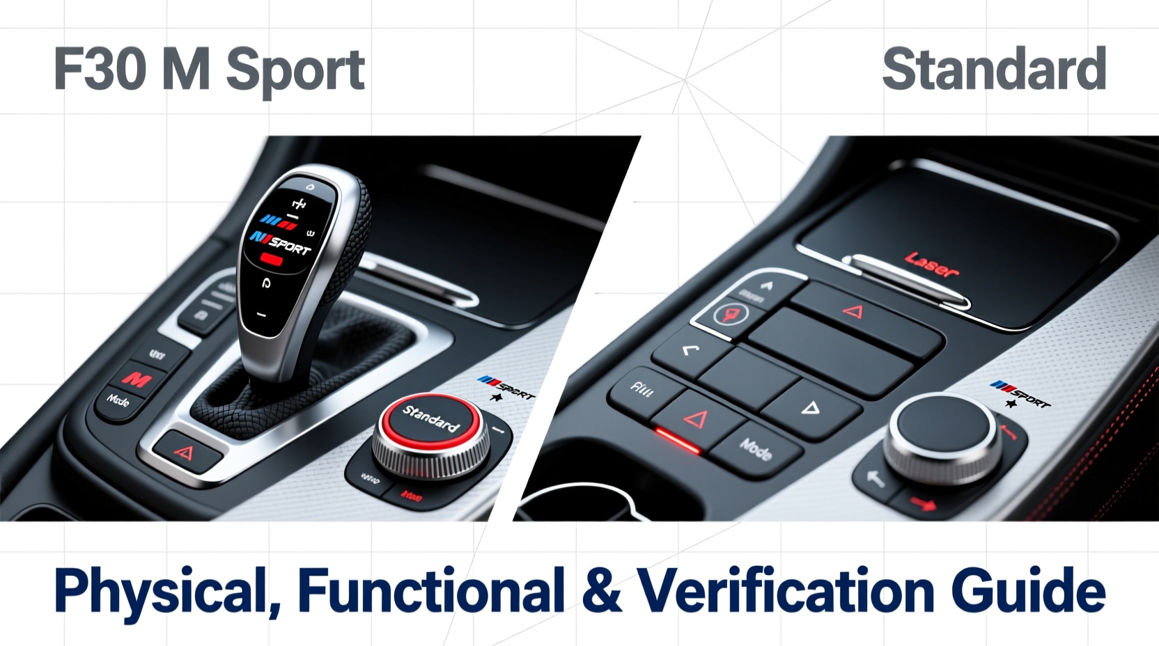 F30 M Sport vs Standard Buttons: Physical, Functional & Verification Guide