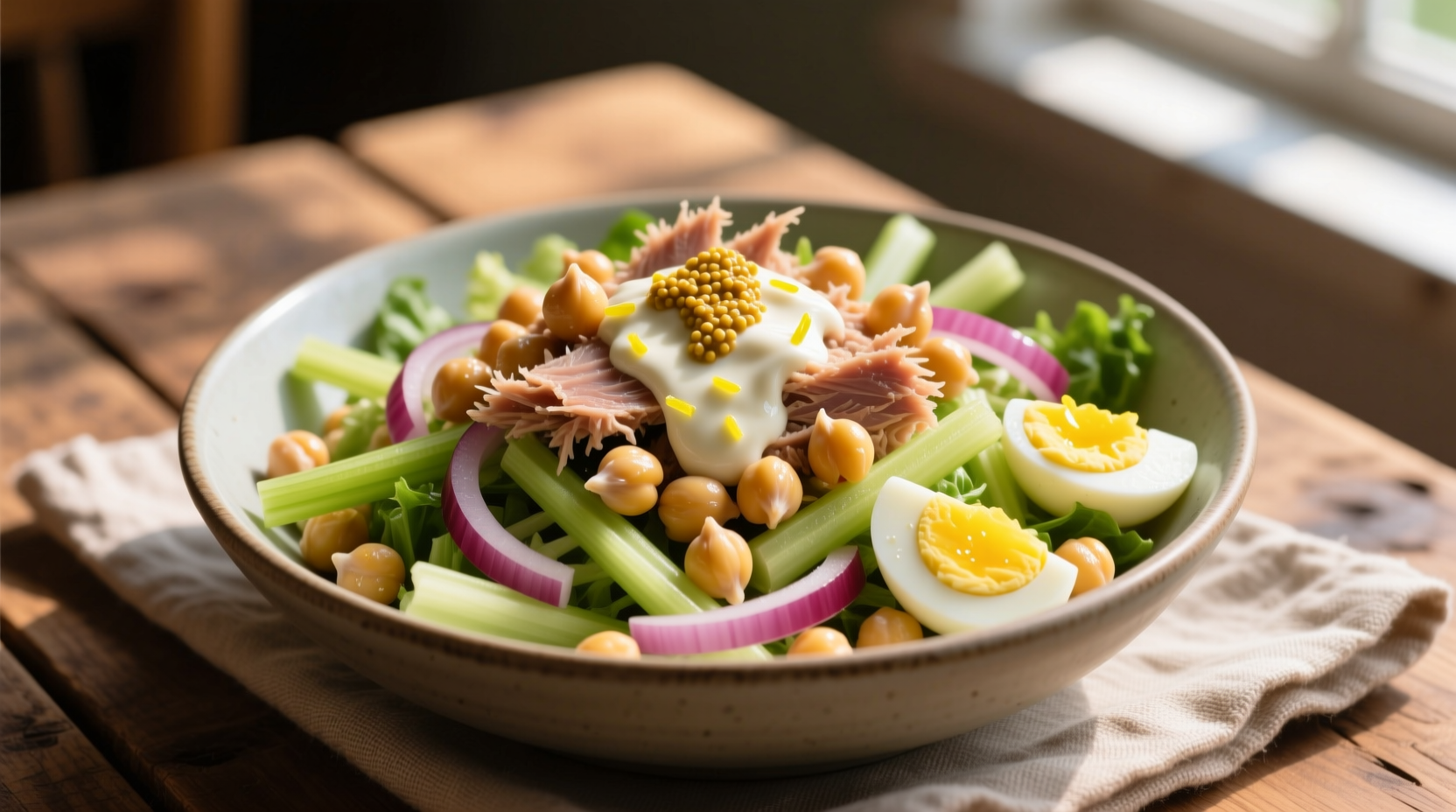 chickpeas make a surprisingly good tuna salad substitut