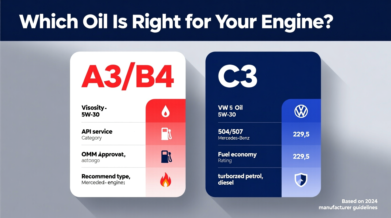 acea a3 b4 vs c3 oil which one is actually better for my engine