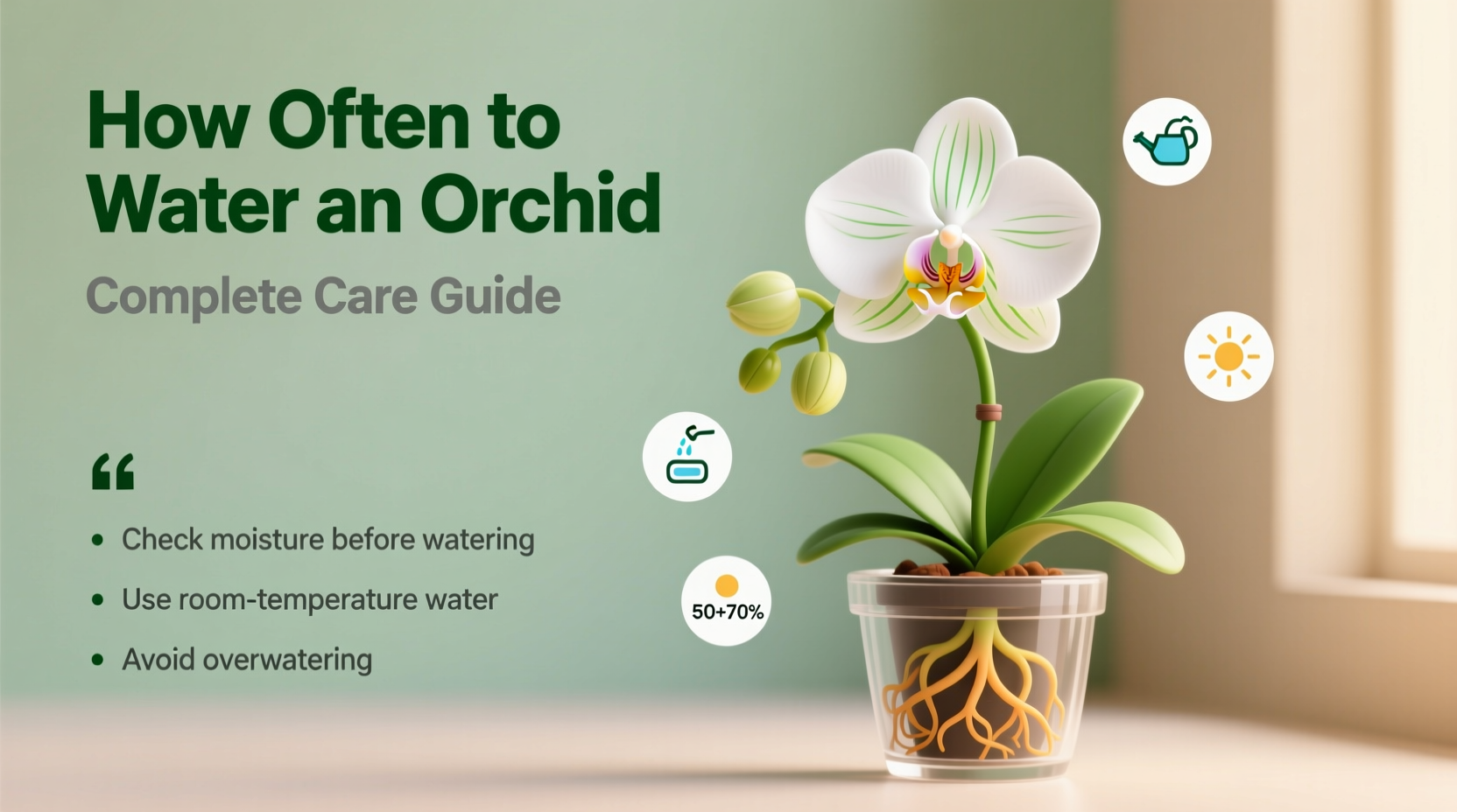 how often does an orchid need to be watered