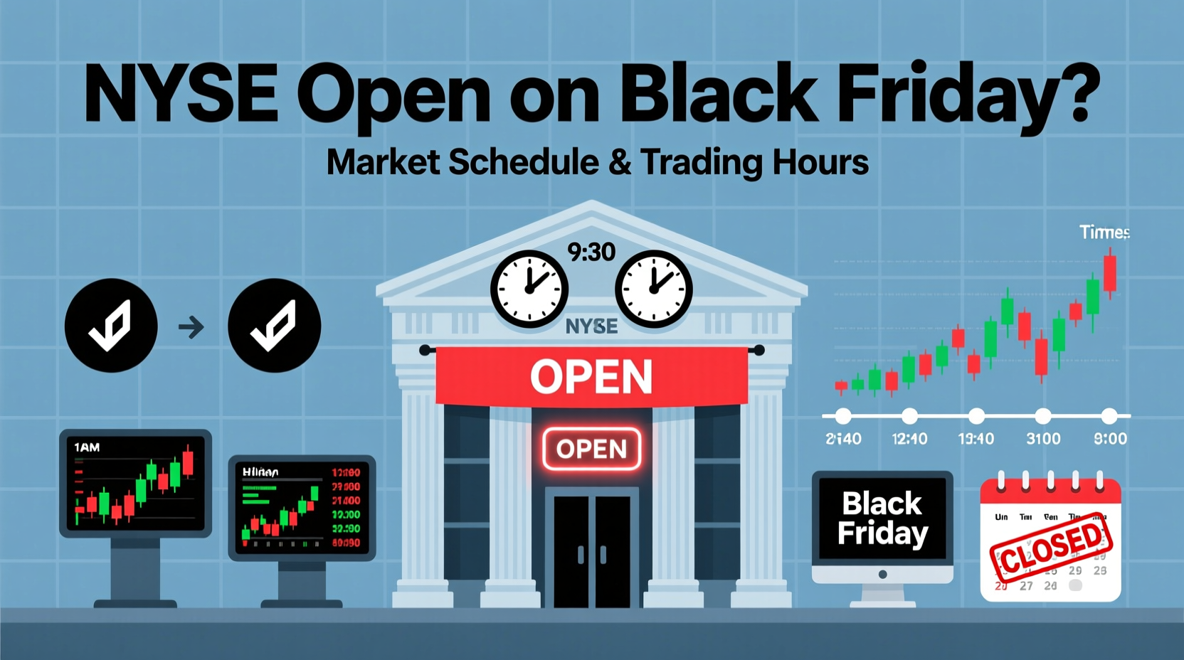 is the new york stock exchange open on black friday