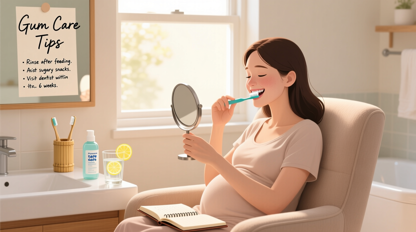 essential steps to build an effective postpartum gum care routine for new moms