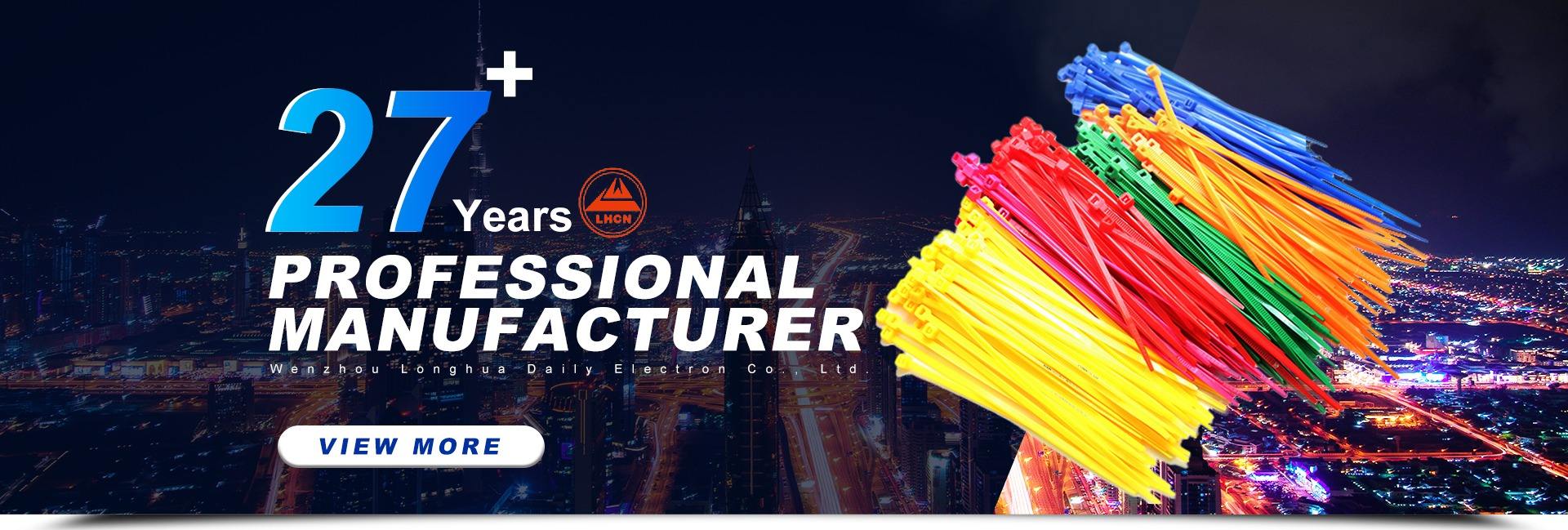 Wenzhou Longhua Daily Electron Co., Ltd. nylon Cable ties, stainless