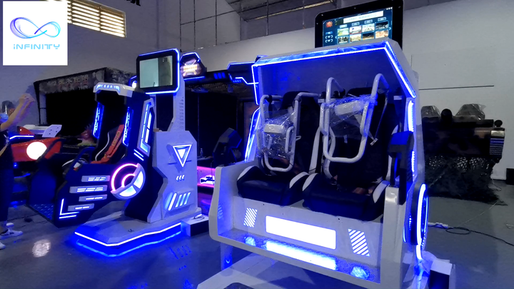 360ビジョン ローラーコースター VRアミューズメントマシン 720回転体験