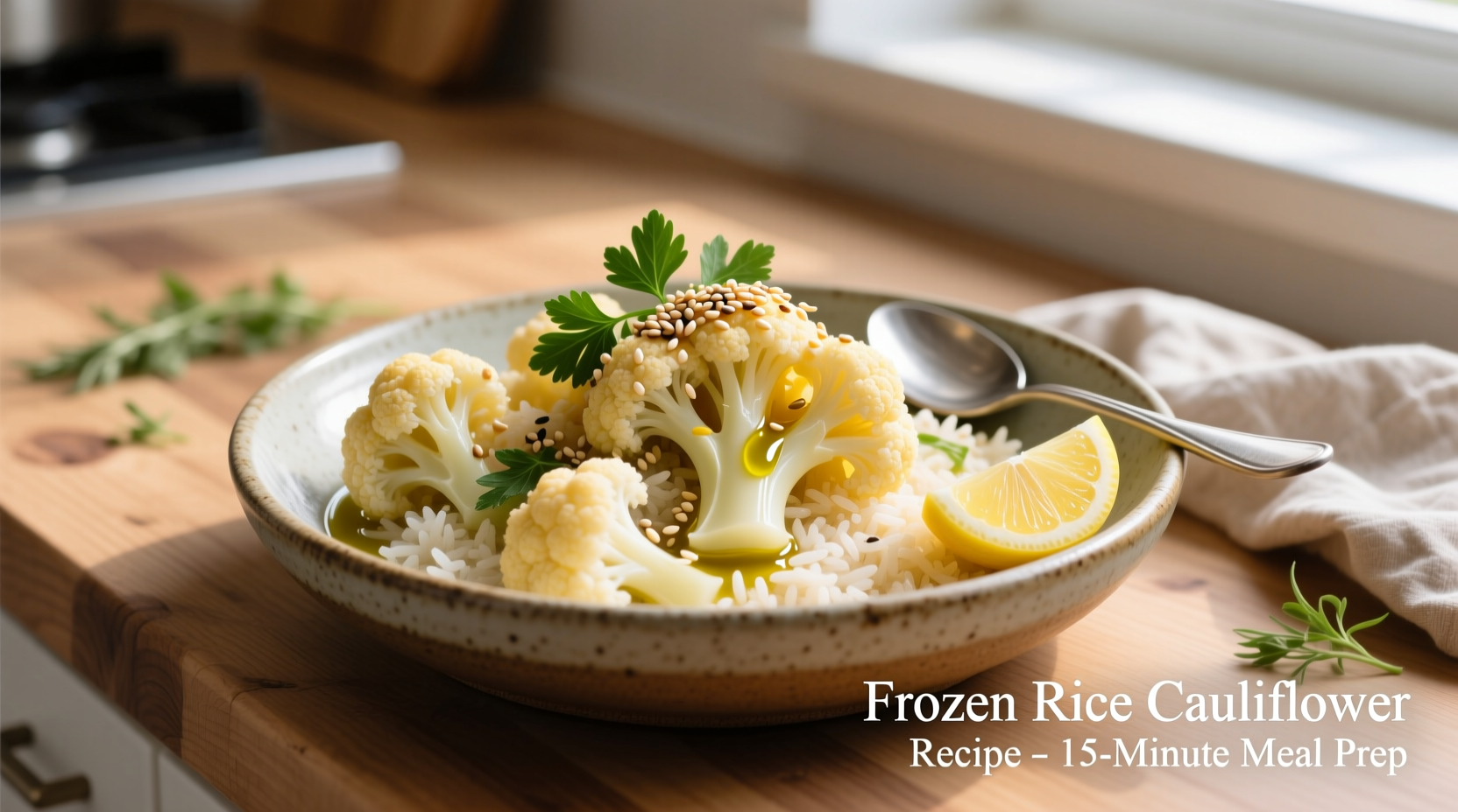 frozen riced cauliflower recipes