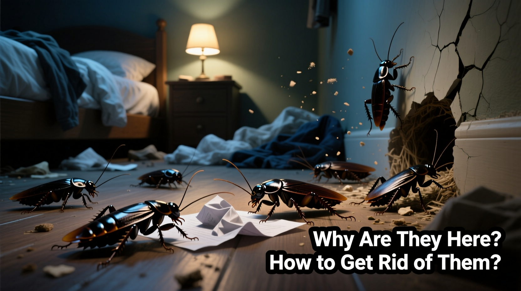 roaches in my room why theyre there how to get rid of them