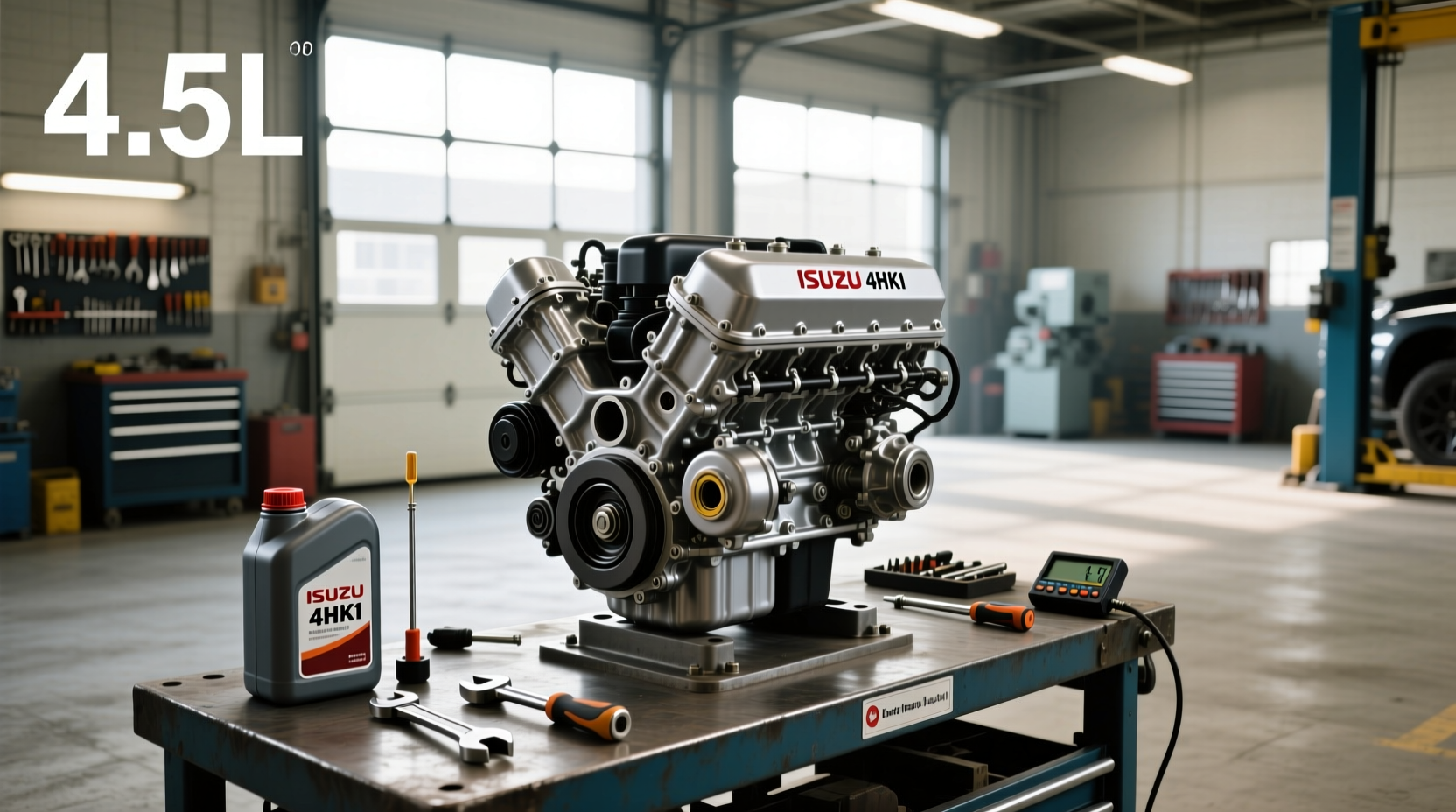 What Is the Isuzu 4HK1 Engine Oil Capacity?