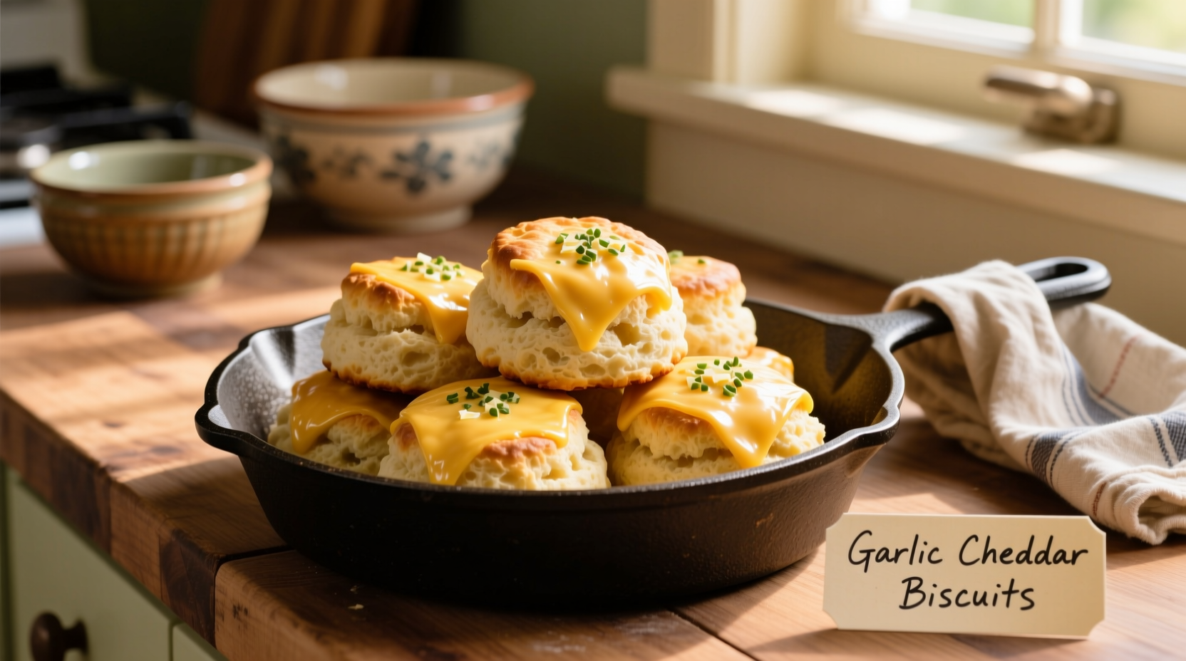 Perfect Garlic Cheddar Biscuits Recipe in 30 Minutes