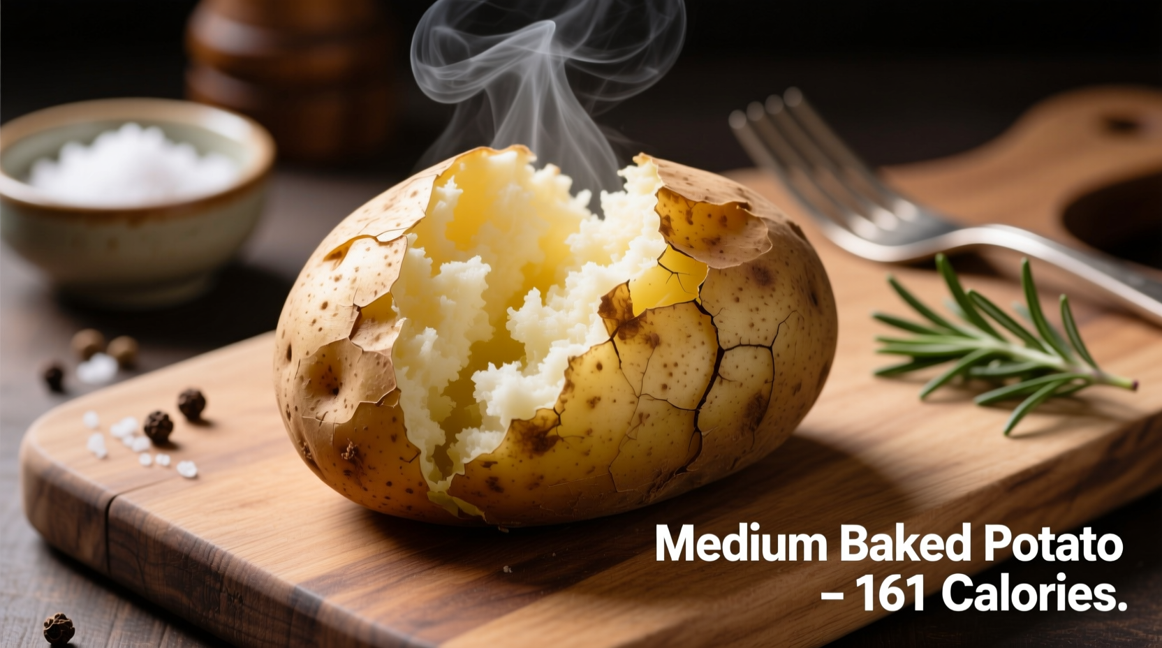 how many calories are in a medium baked potato