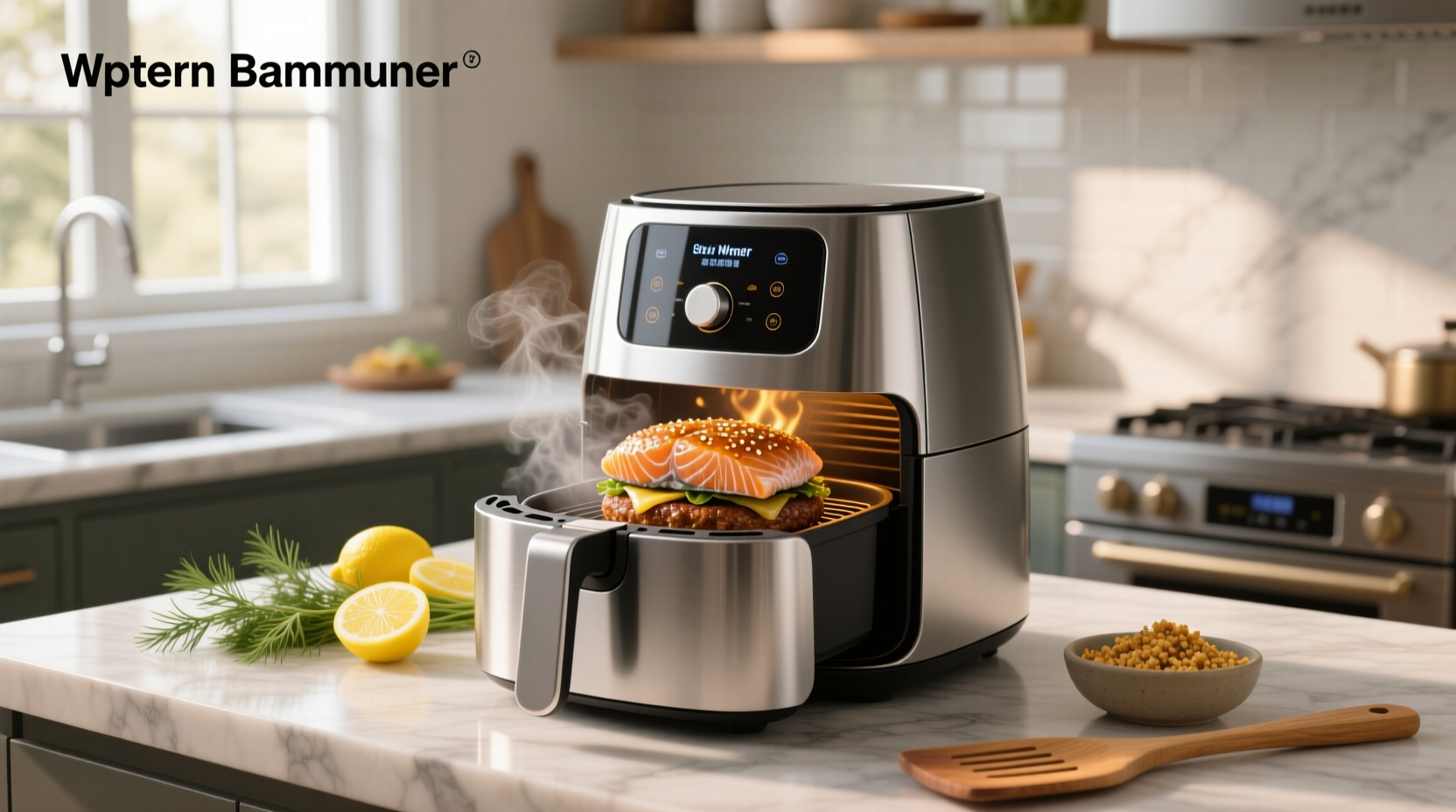 air fry frozen salmon burgers