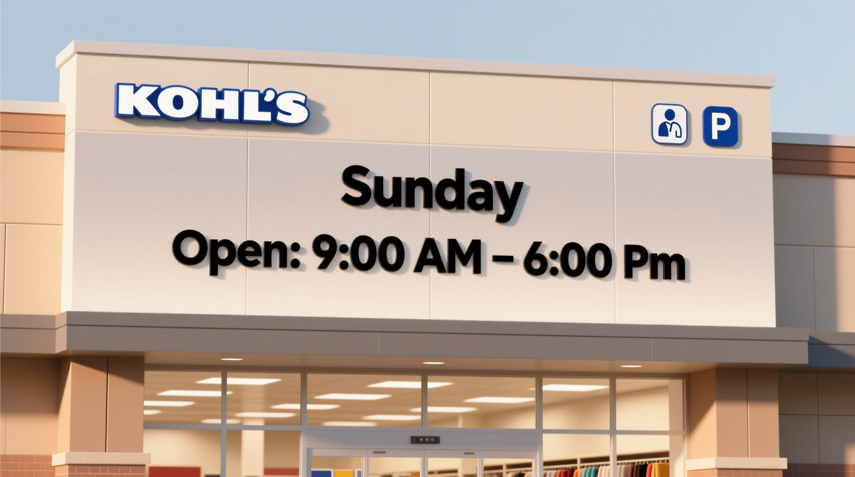 what time is kohls open on sunday