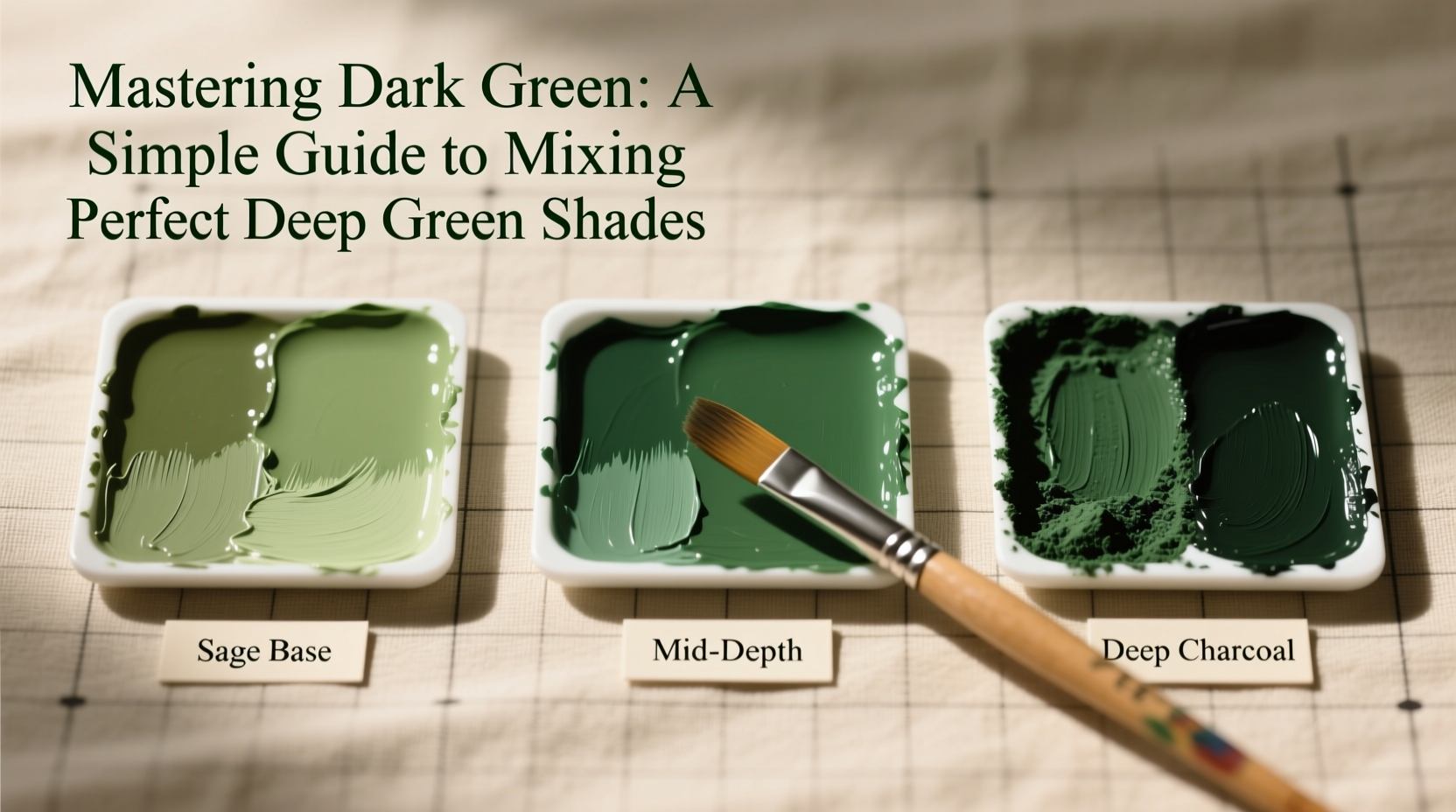 mastering dark green a simple guide to mixing perfect deep green shades