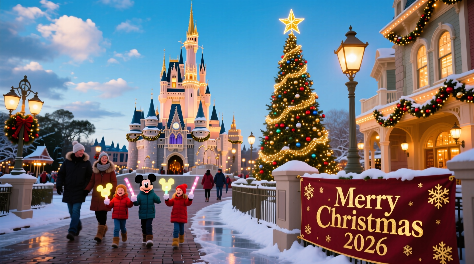 is disney world open on christmas day 2026