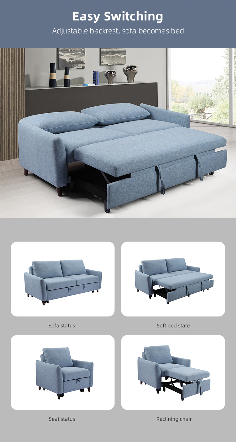 modern home furniture couch living room fabric sofa set sleeper sofa one seater