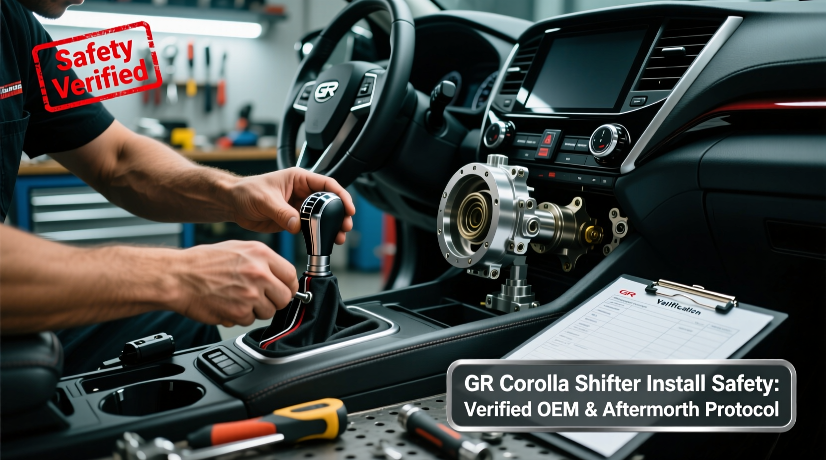 gr corolla shifter install safety